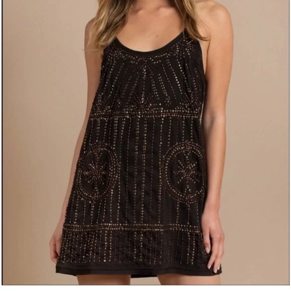 Free People | Dresses | Free People Size S Beaded Slip Dress | Poshmark